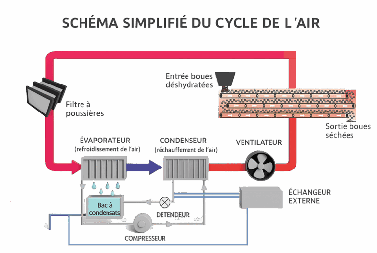 EAHD EAWD Secheur Bandes Basse Température Schema Des Flux