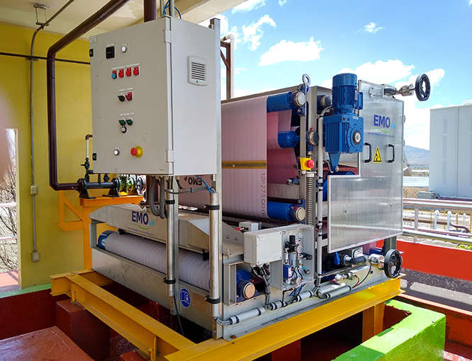 OMEGA 100000 Filtres à Bandes Déshydratation Boues