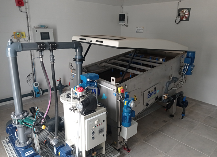 SDV2 Table égouttage Sur Skid Urbain