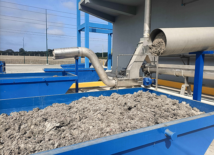 SWP Vis Laveuse Déchets Compactés