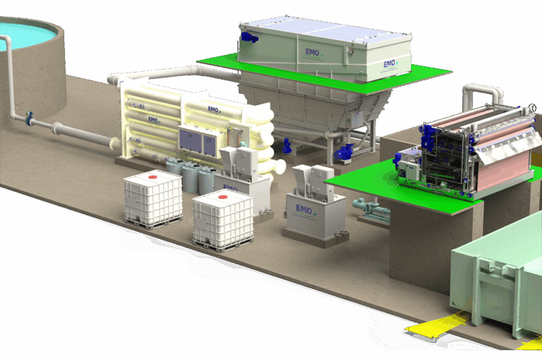 AVICOLA BRAVO Flottation Déshydratation Abattoir Volailles